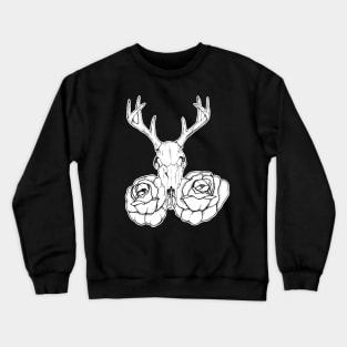 THE REDDEER WITH ROSES Crewneck Sweatshirt